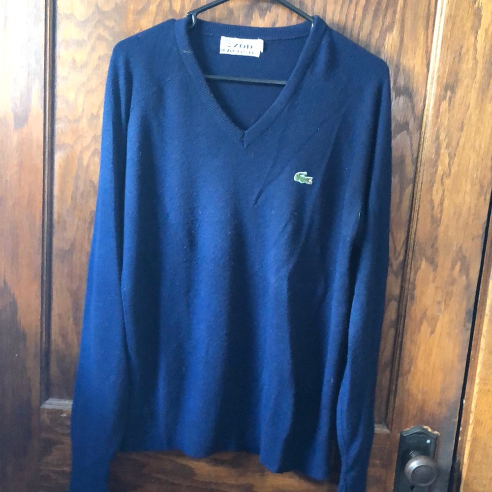 Vintage Lacoste v-neck sweater